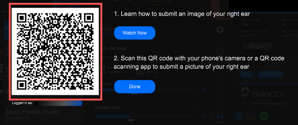 i-see-a-qr-code-how-do-i-scan-the-code-and-submit-a-picture-of-my-ear